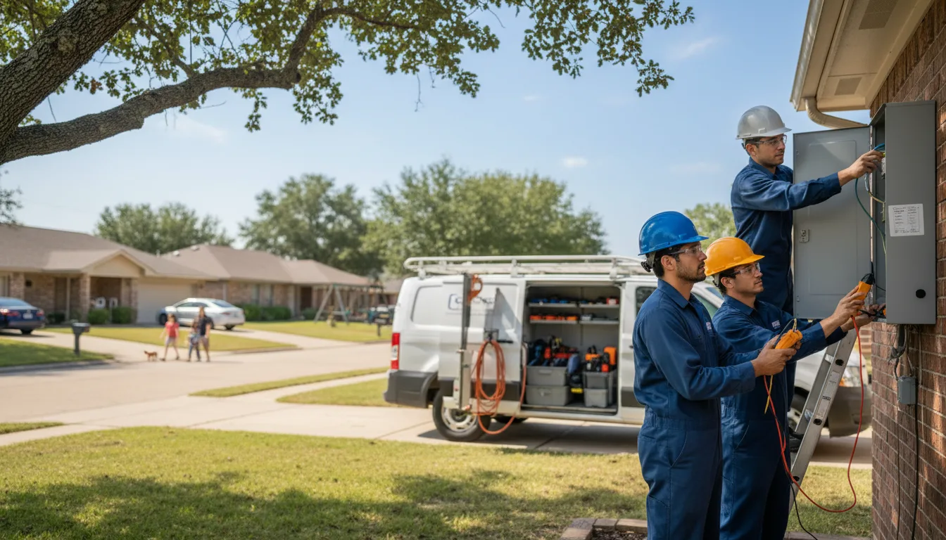 Certified electrician providing emergency electrical services in Bapchule, AZ